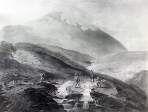 Gold Mines, County of Wicklow, engraved by John Bluck by Thomas Sautelle Roberts